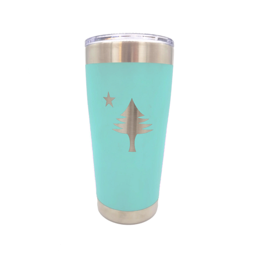 Maine Flag Insulated SS Tumbler Large SHOP ROGUE WEAR Accessories Teal