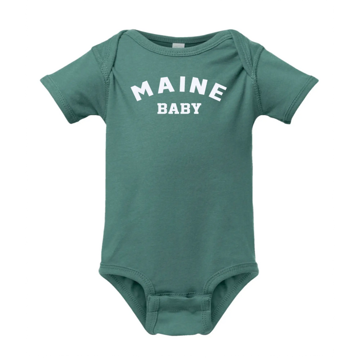 Infant Maine Baby Onesie SHOP ROGUE WEAR baby 24-Mos-Basil-Green