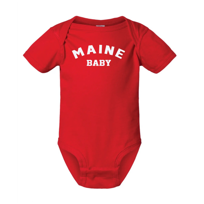 Infant Maine Baby Onesie SHOP ROGUE WEAR baby 24-Mos-Red
