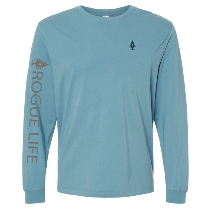 RLM  Tree Embroidered Long Sleeve SHOP ROGUE WEAR Long Sleeve 3XL-Slate-Blue
