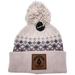 Fair Isle Knit Pom Hat SHOP ROGUE WEAR Hats Rose-Pink
