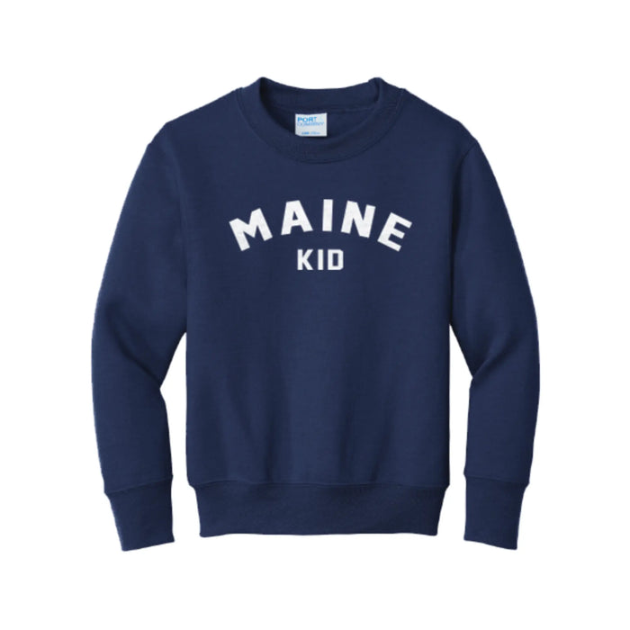 Youth Maine Kid Crewneck SHOP ROGUE WEAR Crewneck Y-XL-Navy