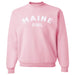 Adult Maine Girl Crewneck SHOP ROGUE WEAR Crewneck 3XL-Light-Pink-White