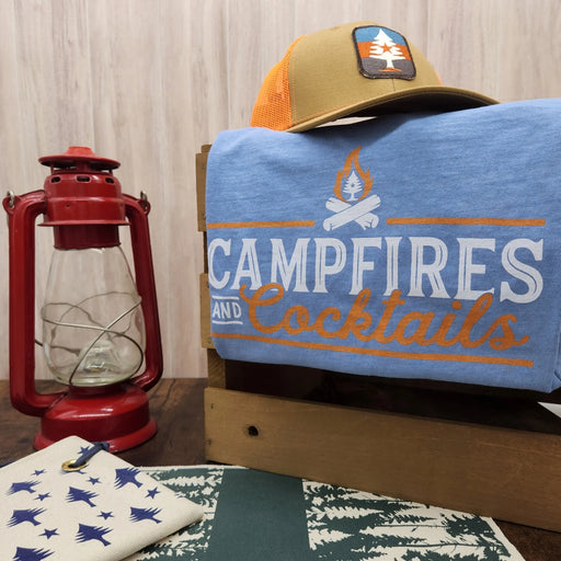 Campfires and Cocktails T-Shirt SHOP ROGUE WEAR T-shirt