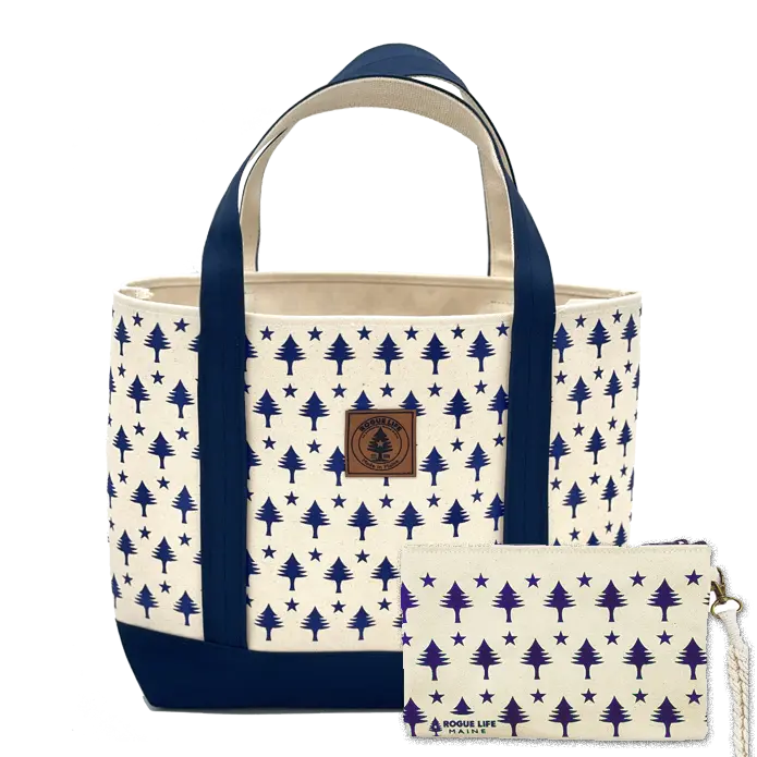 All Over Trees Tote Bag ROGUE LIFE MAINE Bags