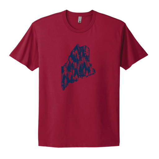 Pine State T-Shirt SHOP ROGUE WEAR T-shirt 3XL-Cardinal-Red