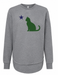 Women's Cat Flag Fleece Crewneck ROGUE LIFE Co. Sweatshirt
