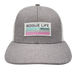 Women's Fit RLM Heathered Trucker Hat SHOP ROGUE WEAR Hats Color-Grey-White
