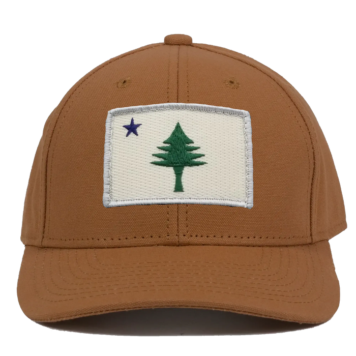ME Flag Patch Trucker Hat SHOP ROGUE WEAR Hats Duck-Brown