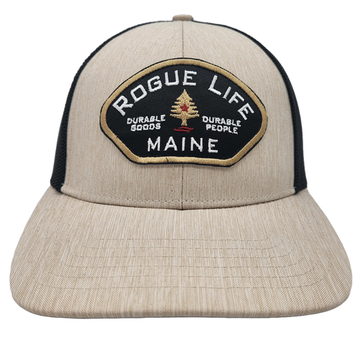 Durable Vintage Trucker Hat SHOP ROGUE WEAR Hats Color-Cream