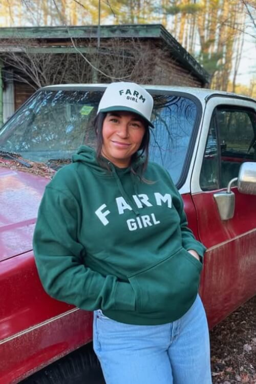  'Farm Girl' trucker hat & hoodie