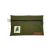 ME State Large Zipper Pouch /w Leather Patch ROGUE LIFE MAINE  Color-Moss-Green