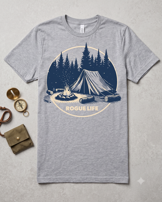 Live the Rogue Life Campsite T-Shirt ROGUE LIFE Co. T-shirt