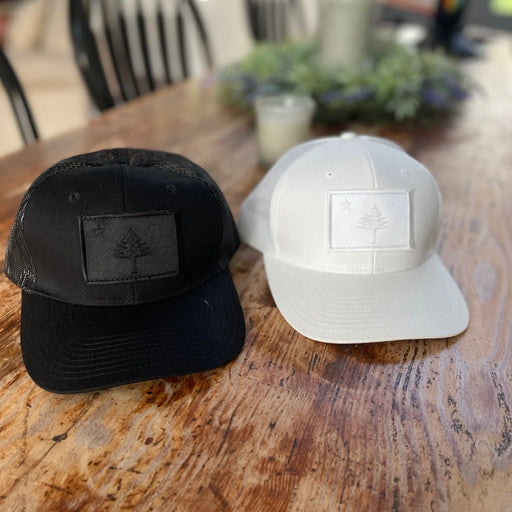 ME Flag All Black Trucker Hat SHOP ROGUE WEAR Hats