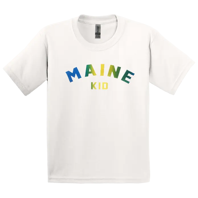 Youth Maine Kid One of A Kind T-Shirt SHOP ROGUE WEAR T-shirt White-Y-XL