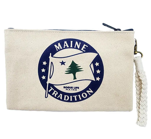 Maine Tradition Zipper Pouch Wristlet ROGUE LIFE MAINE