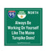 Always Be Working On Yourself Like the Maine Turnpike Sticker Decal ROGUE LIFE MAINE Sticker