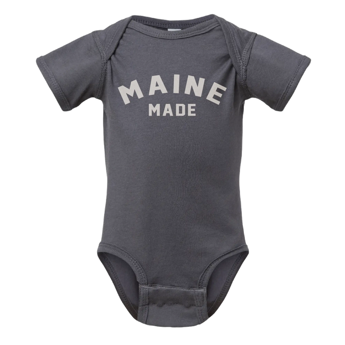 Infant Maine Made Onesie SHOP ROGUE WEAR baby 12-Mos-Slate