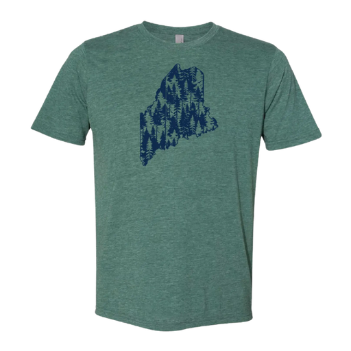 Pine State T-Shirt SHOP ROGUE WEAR T-shirt 3XL-Heather-Forest