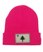 Maine Flag Fleece-Lined Knit Beanie SHOP ROGUE WEAR Beanies Neon-Pink