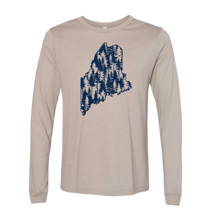 Pine State Long Sleeve SHOP ROGUE WEAR Long Sleeve 3XL-Heather-Stone