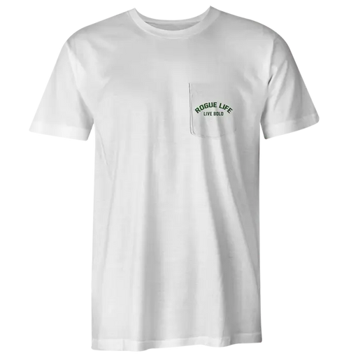 Live Bold Pocket T-Shirt SHOP ROGUE WEAR T-shirt 3XL-White