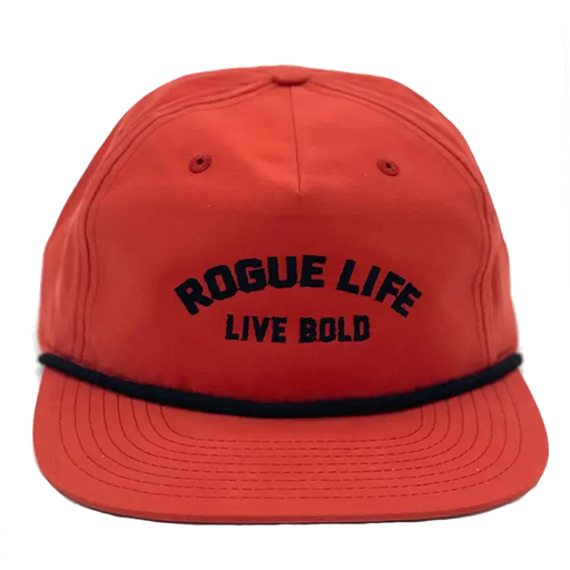 Live Bold Rope Rope Hat SHOP ROGUE WEAR Hats Color-RUST