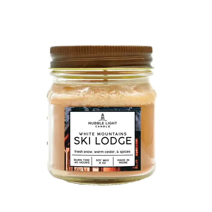 Ski Lodge Soy Wax 8 oz Candle ROGUE LIFE MAINE