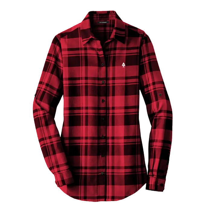 Women's Plaid Flannel Shirt Red SHOP ROGUE WEAR Flannel Shirt 3XL-Red