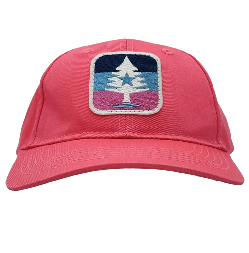 Youth Pink Stripe 4 Twill Hat SHOP ROGUE WEAR Hats Color-Neon-Pink