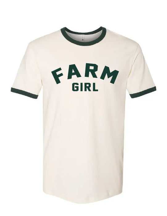 Farm Girl Ringer Tee SHOP ROGUE WEAR T-shirt