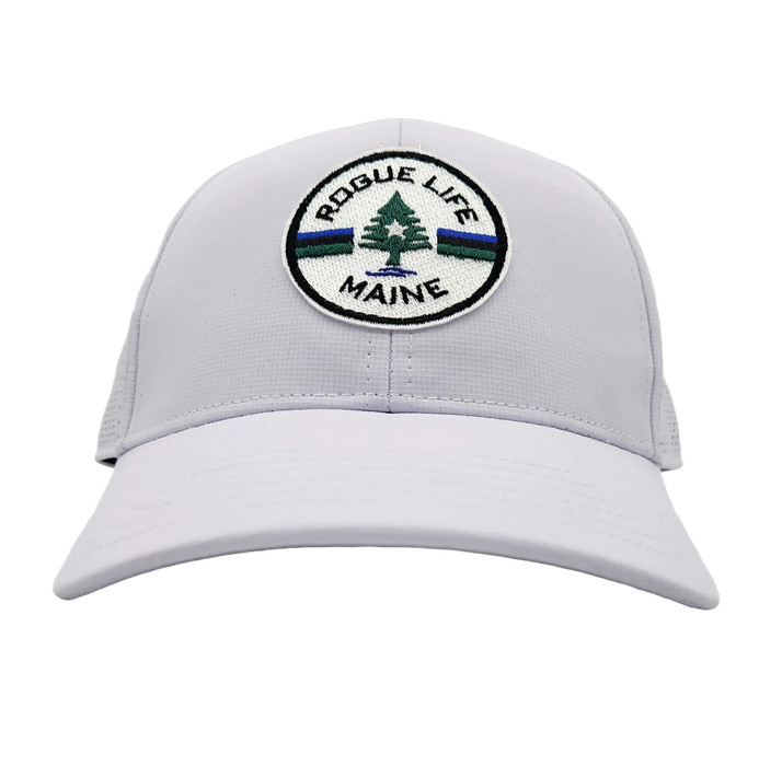 RLM Circle Emblem Performance Hat SHOP ROGUE WEAR Hats White