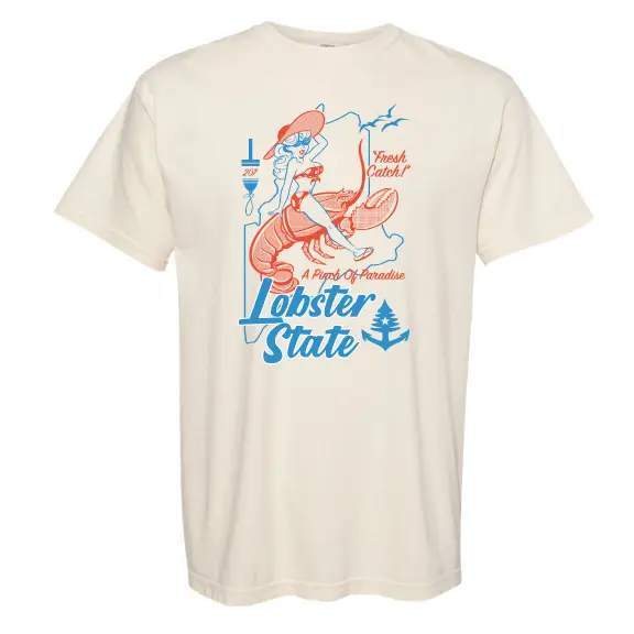 Vintage Lobster State T-Shirt SHOP ROGUE WEAR T-shirt