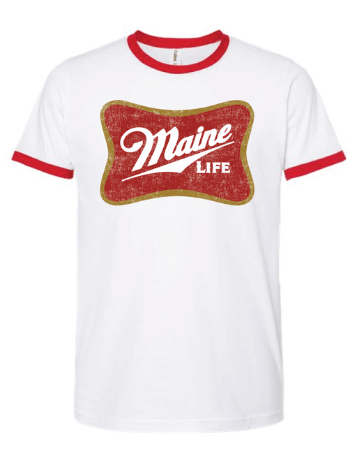 Rogue Life Maine White T-shirt 100% Cotton