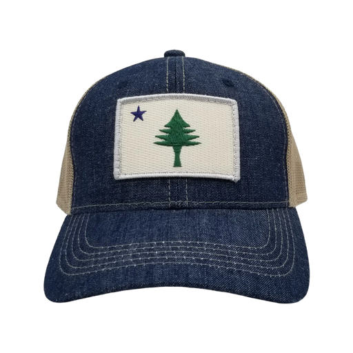 ME Flag Denim Trucker Hat SHOP ROGUE WEAR - product.metafields.shopify.color-pattern Hats Denim