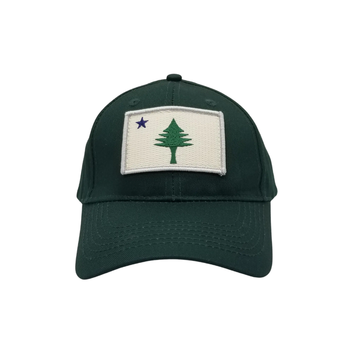 Youth ME Flag Structured Hat SHOP ROGUE WEAR Hats Hunter-Green