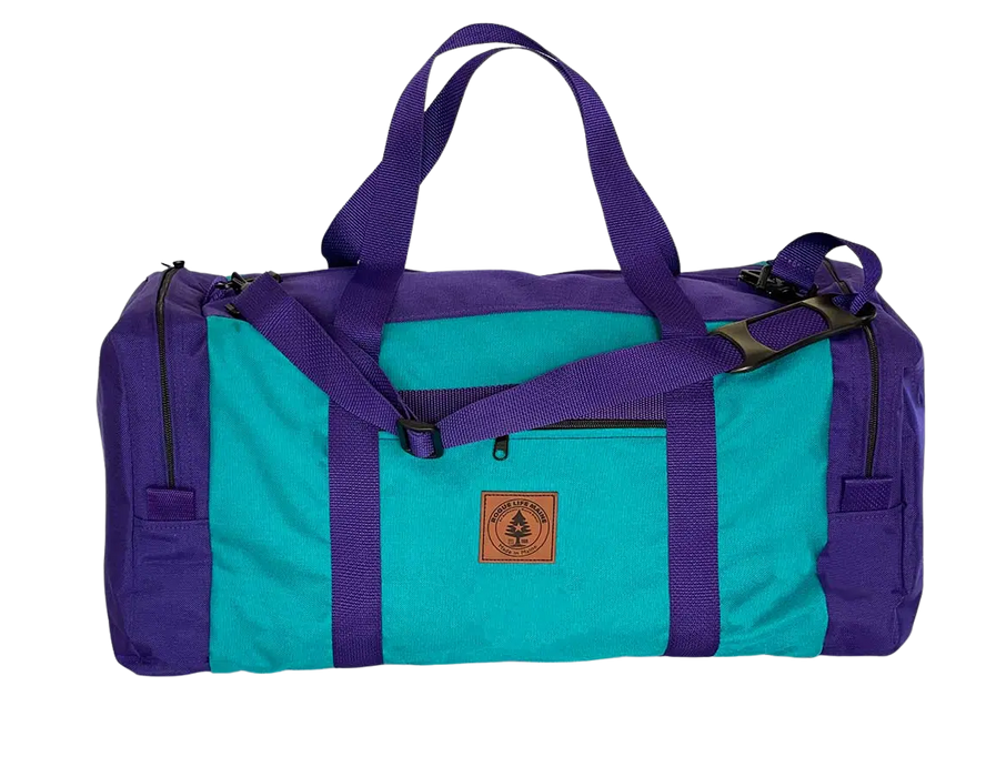 Club Travel Bag 50L - Teal/Purple ROGUE LIFE MAINE Bags