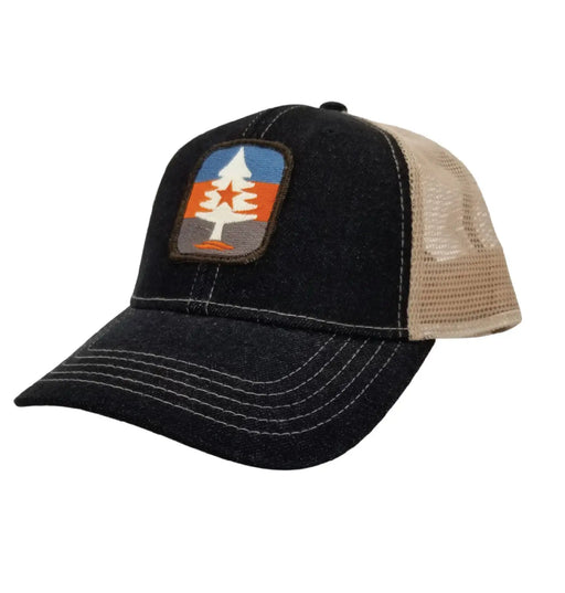 Earth Wind Fire Stripe 1 Trucker Hat SHOP ROGUE WEAR - product.metafields.shopify.color-pattern Hats Black