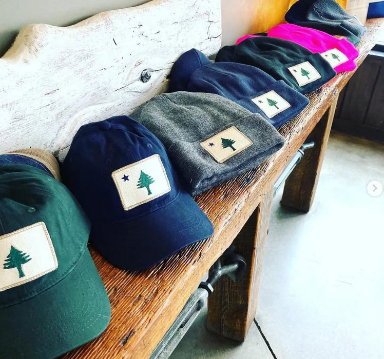 Maine Flag Patch Twill Hat SHOP ROGUE WEAR Hats