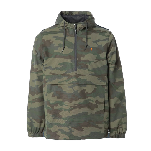 Camo Nylon Windbreaker Pullover ROGUE LIFE MAINE OUTERWEAR 2XL-Camo