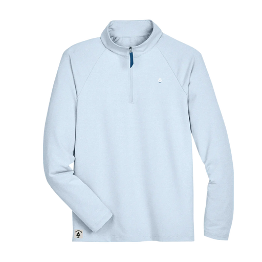 UV Protection Micro-Stripe 1/4 Zip Pullover ROGUE LIFE MAINE OUTERWEAR 2XL-Light-Blue