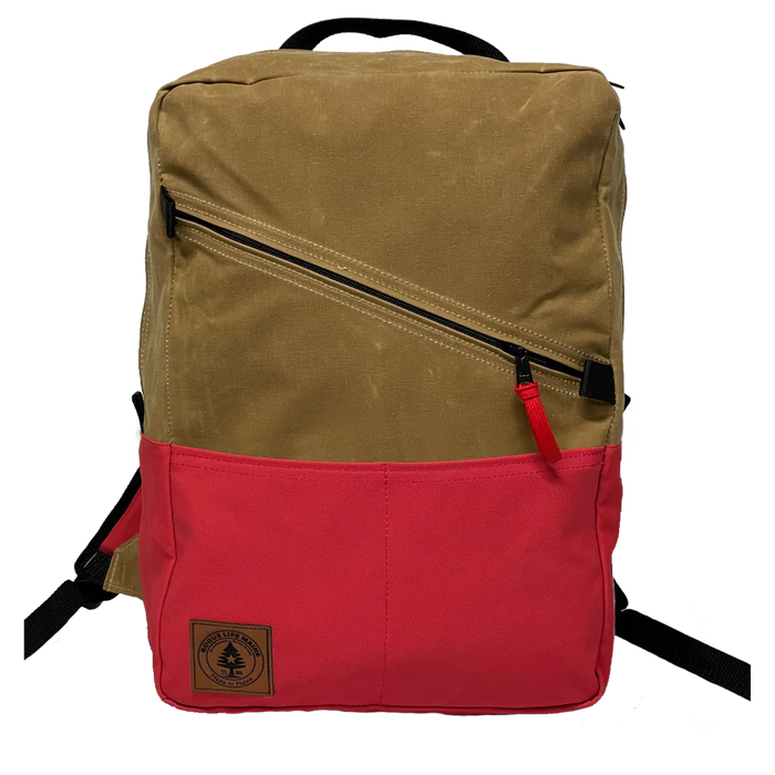 Big Benny Backpack 21L - Worn Wax Canvas SHOP ROGUE WEAR Bags Red