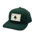 ME Flag Structured Twill Hat SHOP ROGUE WEAR Hats Color-Dark-Green