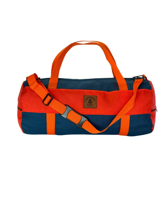 Squadron Medium Duffel Bag 60L - Navy/Orange SHOP ROGUE WEAR